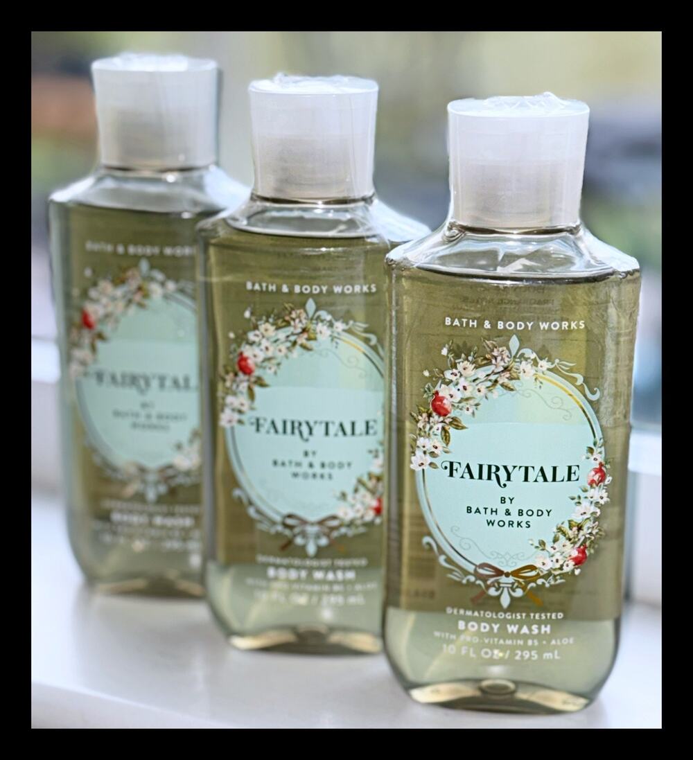 Bath & Body Works Fairytale 10oz Shower Gel Body Wash with Aloe B5 x3